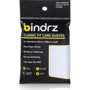 1000 Trading Card Sleeves - 45 Micron Thick - 66 x 92mm | High Clarity Classic Penny Sleeves for TCG MTG and Sports Cards (1000 Sleeves)