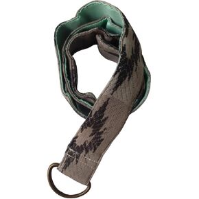 KVR Cotton woven madras check plaid patchwork waist designer vintage multicolored girl teen women double D-ring Belt in Kuwait