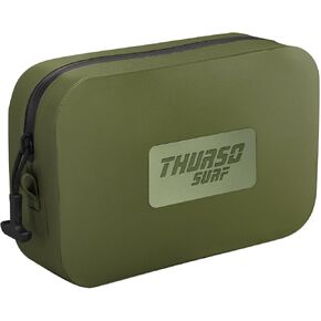 THURSO SURF حقيبة فاني مقاومة للماء حقيبة جافة عائمة مقاومة للماء وحزام خصر قابل للتعديل يحافظ على هاتفك والأشياء الثمينة آمنة/ملحقات SUP الجافة للتجديف بالكاياك والتجديف والغطس والقوارب