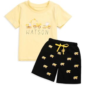 Toddler Baby Boy Summer Outfit Hawaiian Shorts Sets Clothes Infant Kid Leave Floral Short Sleeve Shirt Shorts Suits