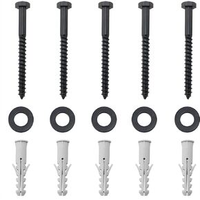 5 Sets Barn Door Wall Spacer Sliding Barn Door Spacers with Screws Adjustable Spacer for Flat Track Rolling Roller Assemblies Connecting Device Steel Connector