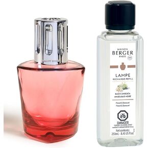MAISON BERGER - Lampe Berger Home Fragrance Lamp Diffuser - Model Terra - 5.2 x 2.8 x 2.8 inches - Includes Fragrance Wilderness - 250 milliliters - 8.45 Fluid Ounces (Black)