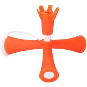 VGEBY Tripod Golf Tee, Height Adjustable Self Standing Golf Tees Training Sports Accessory Parts(Orange) Tripod Golf Tee Rubber Tees for Golf Mats Golf Tees Adjustable Height Octotee Golf Tee