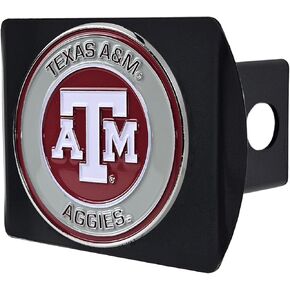 University of Georgia Bulldogs Black Metal Hitch Cover with 3D Color Team Logo by FANMATS - Round Molded Design – Easy Installation on Truck, SUV, Car - Ideal Gift for NCAA College Fan/Student