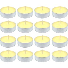 Tibetan Tealight Vanaspati Ghee Butter Lamp Candle Set (Silver Tone Alloy Case)