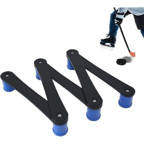 Hockey Training Equipment 5-Section/7-Section Hockey Stick Handling Trainer Hockey Training Aids with Adjustable Joints, Solid and Portable Black