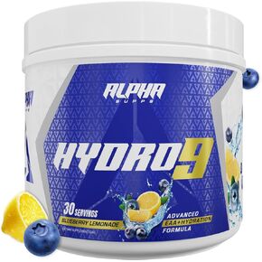 Hydro 9 Aminos | EAA + Hydration Formula | Essential Amino Acids EAAs Powder with BCAAs & Electrolytes 30 Servings - Pineapple Mango