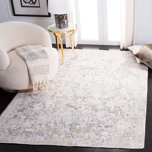 MARTHA STEWART x SAFAVIEH 11' x 15' عاجي/بيج MSR8914D سجادة منطقة غرفة المعيشة وغرفة النوم in Kuwait