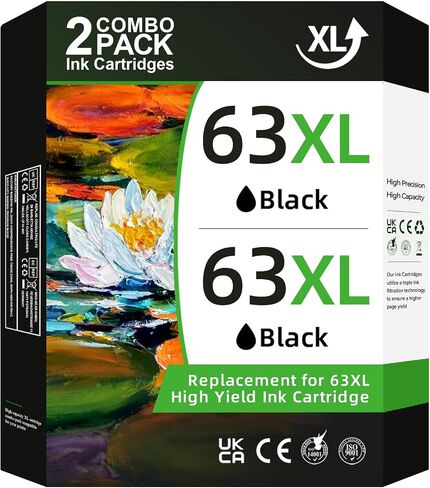65XL Ink Cartridges Compatible for HP Ink 65 XL Black and Color Combo Pack Printer Ink 65XL for DeskJet 3755 3772 3700 3752 2600 2622 for Envy 5055 5000 5070 for AMP 100 120 130 Printer in Saudi Arabia