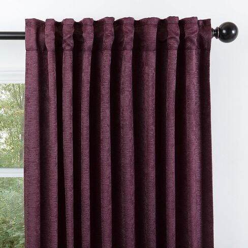 ستائر Chanasya Premium المكونة من لوحتين منقوشة بأوراق الشجر - علامة تبويب خلفية، علامة تبويب حلقية - لغرفة نوم غرفة المعيشة التي تعمل بنظام Windows - ستائر تعتيم جزئية للغرفة للخصوصية - 52 × 84 بوصة - بني in Kuwait