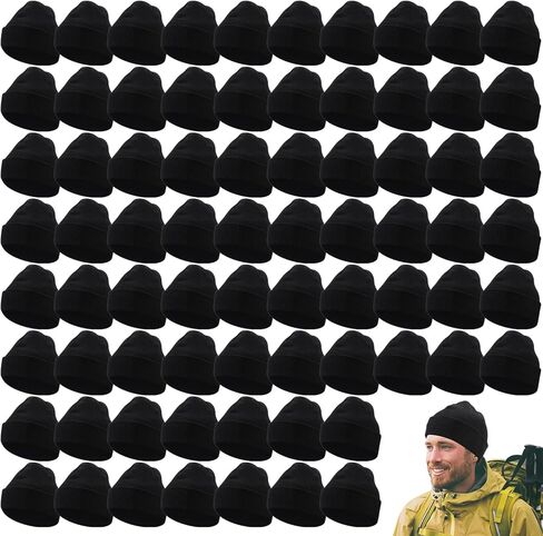 250 Pack Winter Beanie Hats Bulk for Homeless Donation Unisex Warm Knitted Beanie Skull Cap for Outdoor in Saudi Arabia