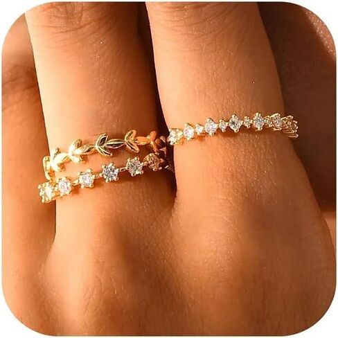 kainier 3 قطع خواتم ذهبية قابلة للتكديس للنساء 1 مم 14 قيراط مطلية بالذهب خواتم الخنصر رقيقة للنساء الفتيات غير مشوهة تشيكوسلوفاكيا الفرقة الكلاسيكية لطيف التراص الإبهام حلقة المفصل الراحة تناسب حجم 5 إلى 10 in Kuwait