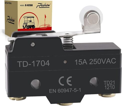 Roykaw Golf Cart Micro Switch Compatible with TXT/Medalist/Marathon 1983-1994 Gas & 1965-up Electric Models, Replaces OEM # 10606-G1, 10606-G2, 17928G1, 31535G1 in Saudi Arabia