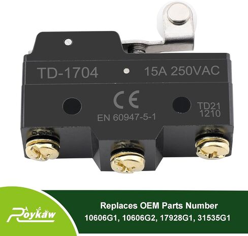 Roykaw Golf Cart Micro Switch Compatible with TXT/Medalist/Marathon 1983-1994 Gas & 1965-up Electric Models, Replaces OEM # 10606-G1, 10606-G2, 17928G1, 31535G1 in Saudi Arabia