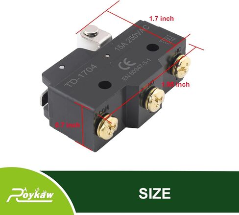 Roykaw Golf Cart Micro Switch Compatible with TXT/Medalist/Marathon 1983-1994 Gas & 1965-up Electric Models, Replaces OEM # 10606-G1, 10606-G2, 17928G1, 31535G1 in Saudi Arabia