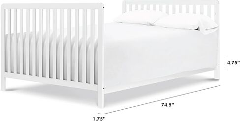DaVinci Hidden Hardware Twin/Full Size Bed Conversion Kit (M5789) in Honey in Saudi Arabia