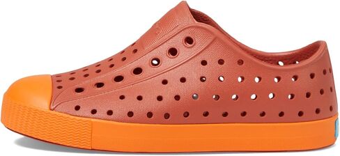 Native Shoes Kids Jefferson (طفل صغير/طفل صغير) - جزء علوي وبطانة EVA - ثقوب للتحكم في درجة الحرارة وردي بارد/أصفر أناناس 5 طفل صغير M in Saudi Arabia