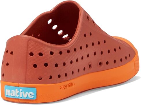 Native Shoes Kids Jefferson (طفل صغير/طفل صغير) - جزء علوي وبطانة EVA - ثقوب للتحكم في درجة الحرارة وردي بارد/أصفر أناناس 5 طفل صغير M in Saudi Arabia