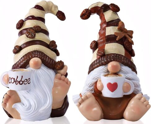 2PCS Wine Gnomes Figurines -Home Party Wine Bar Decor - Gnome Gifts for Women - Collectible Statue for Wine Enthusiasts - Decorations for Dining Tables Tiered Pallets Wine Cabinet Living Room in Saudi Arabia