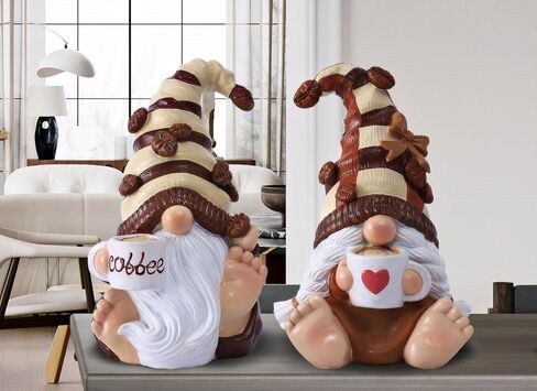 2PCS Wine Gnomes Figurines -Home Party Wine Bar Decor - Gnome Gifts for Women - Collectible Statue for Wine Enthusiasts - Decorations for Dining Tables Tiered Pallets Wine Cabinet Living Room in Saudi Arabia