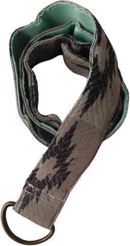 KVR Cotton woven madras check plaid patchwork waist designer vintage multicolored girl teen women double D-ring Belt in Kuwait