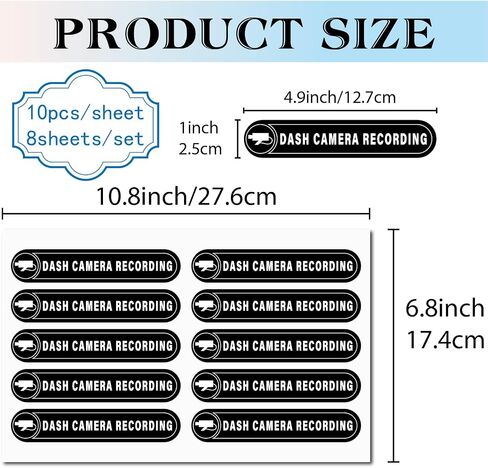 CREATCABIN 8 Sheets Do Not Slam Door Stickers Mini Vinyl Coated Self Adhesive Stickers Waterproof Warning Labels Palm Decals Removable Sign Decal for Auto Car Van SUV Taxi Uber Black 174x276mm in Saudi Arabia