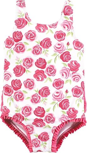 Hudson Baby Baby Girl's Toddler Swimsuit, Fruit Salad, 3-6 Months in Saudi Arabia