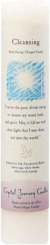 Herbal Candle 1.5"" x 7"" with Black Pillar Holder (Money) Set by Healing Arts World in Saudi Arabia