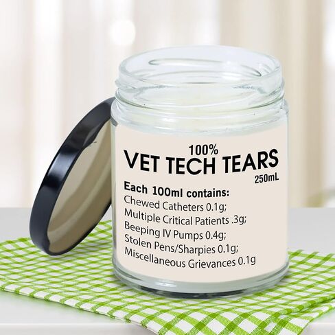 Veterinary Gifts Vanilla Candle - Veterinarian Gifts for Women Men, Vet Tech Week Gifts for Technician Vet Assistant Receptionist Animal Doctor Gift Bulk (VMC11) in Kuwait