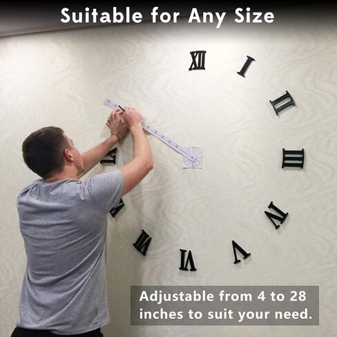 Star Themed 3D Wall Clock - DIY Frameless Clock Kit with 3D Mirror Effect and Stick On Wall Design - Modern Oversized 27" Large Wall Clock - Mute Feature - Gifts for SW Fan in Saudi Arabia