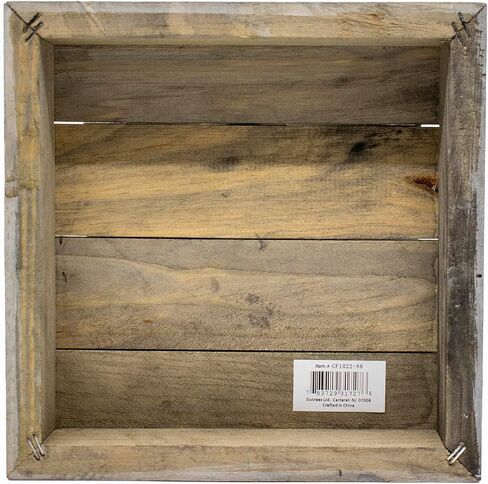 إطار صورة مبارك من لوح خشبي ريفي من ستيفاني إمبورتس مع مشبك (7.8 بوصة × 7.8 بوصة) in Kuwait