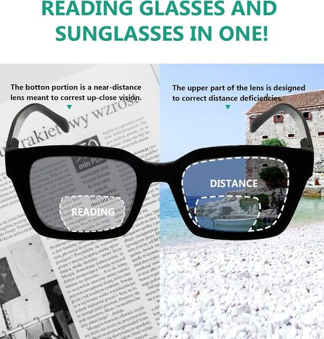 Eyekepper Bifocal Reading Glasses Women Stylish Bifocal Readers Clear Lens Oversize - Red +3.00 in Saudi Arabia