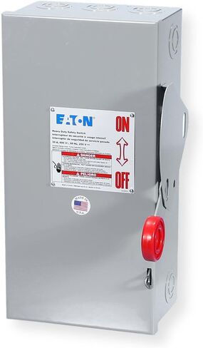 Eaton DH221FGK 2 سلك 2 قطب منصهر K Series مفتاح أمان للخدمة الشاقة 240 فولت تيار متردد 30 أمبير NEMA 1 in Saudi Arabia