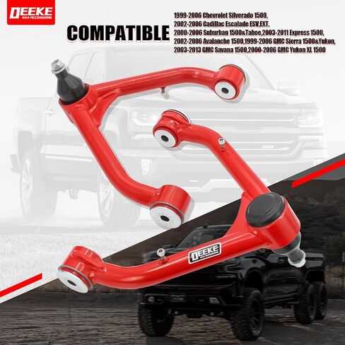 Front Upper Control Arms for 2005-2021 Nissan Frontier, 2004-2018 Pathfinder, and 2005-2015 Xterra - 1-3" Lift, Set of 2 with Ball Joints in Saudi Arabia
