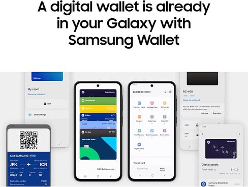 هاتف SAMSUNG Galaxy A35 5G A Series، هاتف ذكي يعمل بنظام Android بسعة 128 جيجابايت، شاشة AMOLED، نظام كاميرا ثلاثية متقدم، تخزين قابل للتوسيع، تصميم متين، إصدار الولايات المتحدة، 2024، بحري رائع in Saudi Arabia
