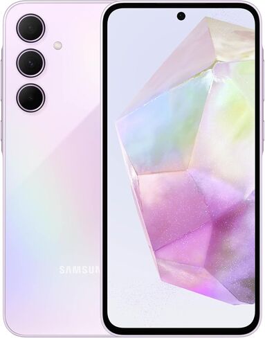 هاتف SAMSUNG Galaxy A35 5G A Series، هاتف ذكي يعمل بنظام Android بسعة 128 جيجابايت، شاشة AMOLED، نظام كاميرا ثلاثية متقدم، تخزين قابل للتوسيع، تصميم متين، إصدار الولايات المتحدة، 2024، بحري رائع in Saudi Arabia