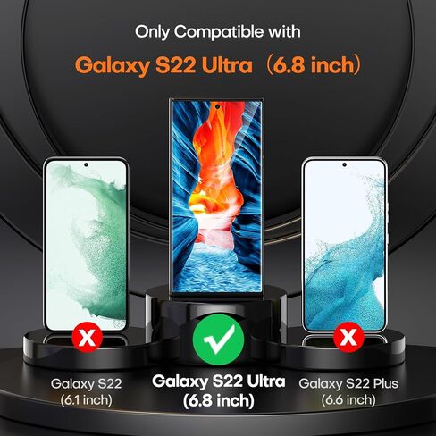 TAURI 2+2 Pack Screen Protector Designed for Samsung Galaxy S23 Ultra 5G, 2 Pack [Self-Healing] TPU Film + 2 Pack Camera Lens Protector, [Case Friendly] Support Fingerprint Unlock in Saudi Arabia