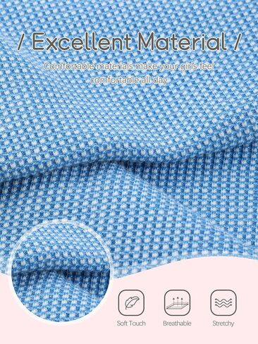 VZV Girls Kids Thermal Set Waffle Girls Thermal Underwear Long Johns for Kids Base Layer Thermal Underwear for Kids Winter in Saudi Arabia
