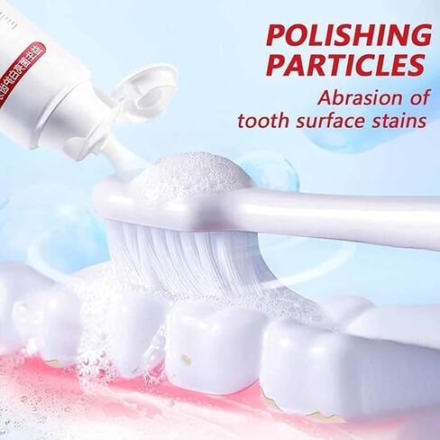 معجون أسنان Ultra Whitening، Sp 4، معجون أسنان Ultra Whitening Sp - 4، معجون أسنان بروبيوتيك لتفتيح الأسنان، معجون أسنان للعناية بالتنظيف العميق، 4.23 أونصة/120 جم، عبوة من قطعتين in Saudi Arabia