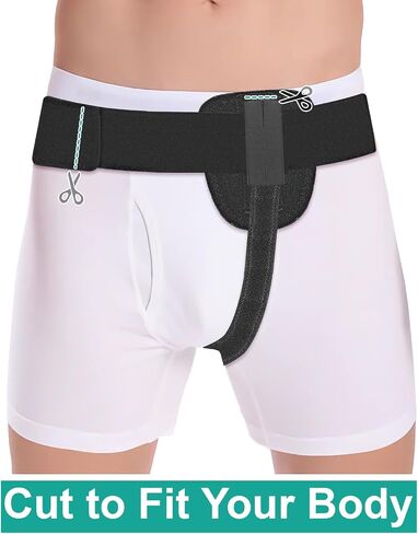 Pain-Relief Inguinal Hernia Belt For Men & Women – Two Dual Soft Pads, Breathable Fabric, Durable Velcro, One-Size Fits All in Saudi Arabia