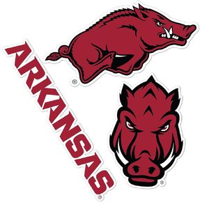 Desert Cactus University of Arkansas Razorbacks U of A Hogs Stickers Vinyl Decals Laptop Water Bottle Car Scrapbook T5 (Type 5-1)