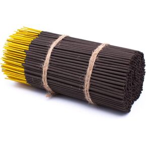 Stout Monk Brand 8 Inch Unscented Incense Sticks (1 LB)
