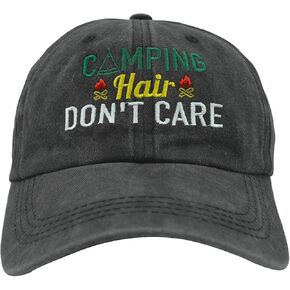 Flamingo Baseball Cap for Women Men Embroidery Adjustable Washed Distressed Trucker Hat Gifts