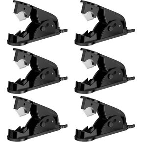 6Pcs PTFE Tube Cutter, PE Hose Pipe Cutter Plastic Tubing Cutting Tool for Nylon PU PVC Tube Cut Up to 3/4 Inch OD Tube (Black)