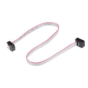 DMiotech 5 Pack Long 30CM 2.54MM Flat Ribbon Cable IDC 18 Pin Connector