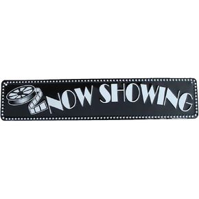 NOW SHOWING movie theatre sign home theater decor