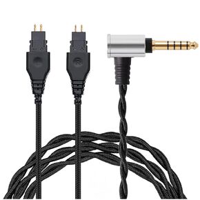 FAAEAL Audio Cable (Fezzlo)-8N Single Crystal Silver-Plated Mixed Cord Compatible with Sennheiser HD650 HD600 HD580 HD660S HD6XX HD565 HD545 Headphones (4.4mm Plug)