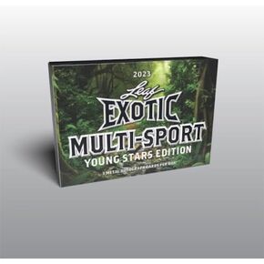 2023 Leaf Exotic Multi-Sport Rookies 3 Autographs Per Trading Card Box