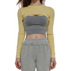 Deviwear Cropped Shrug active Tee tshirt yoga pilates DEVI-T0073