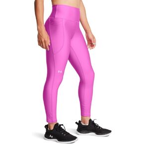 Under Armour Womens HeatGear Armour High Waisted Ankle No-Slip Leggings, (877) After Burn / / Black, Large